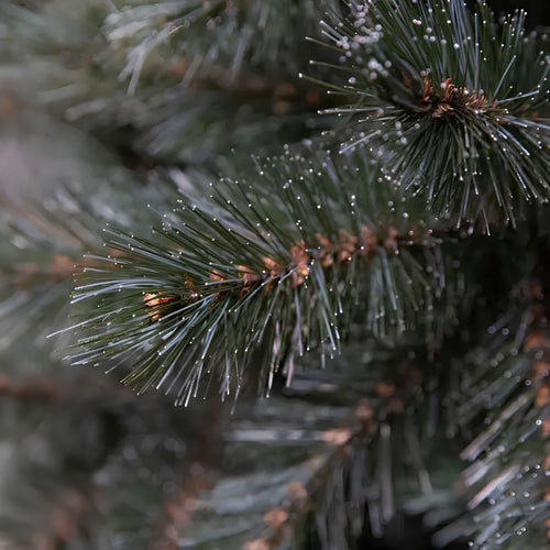 Triumph Tree Forest Frosted Kunstkerstboom H60 x D46 cm - Kunstboom in Jute Zak - Kunst Kerstboom voor Binnen - 64 Tips - Groen