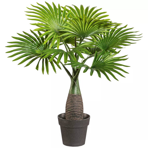 Flourify Kunstplant - Mini palm - 45 cm - bundel van 2 - vtwonen shop