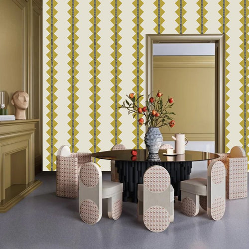 Catchii Behang Xalapa oker geel - vtwonen shop