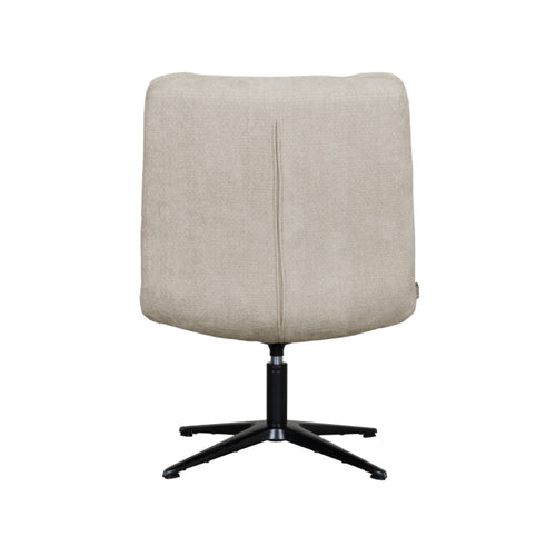 LABEL51 Fauteuil Vince - Beige Stof - Draaibaar