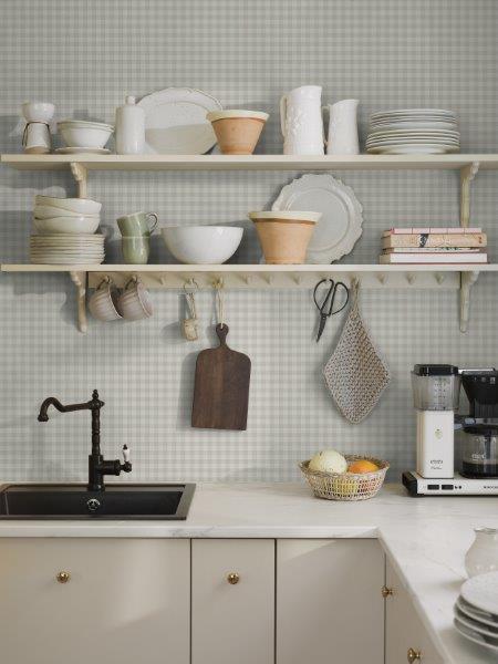 Borastapeter behang ruiten grijs - 53 cm x 10.05 m - 660486 - vtwonen shop