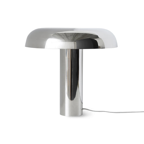 HKLIVING tafellamp Mushroom – chrome