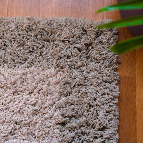 Interieur05 vloerkleed Pilo - hoogpolig - groen/beige - 160 x 230 cm