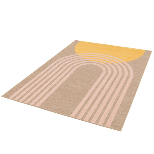 AFK Living vloerkleed Radiant - voor binnen en buiten - roos - 200 x 290 cm