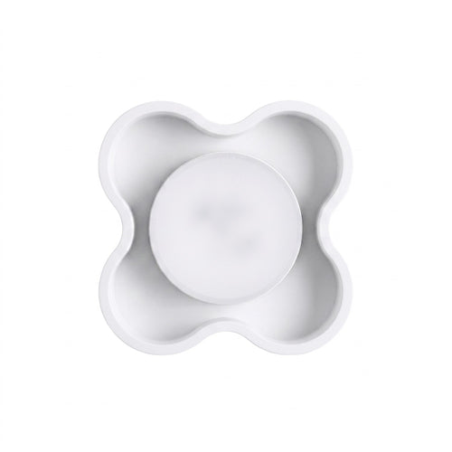 Sollux Lighting Plafondlamp OVIO 1 wit Gx53 - 12x12x6cm