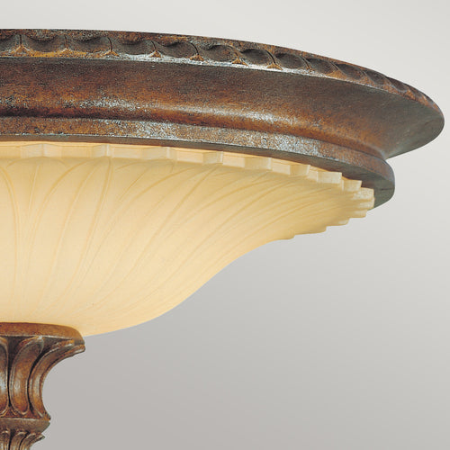 Elstead Stirling Castle - 2 Lichts Inbouw Plafondlamp Brits Brons, E27