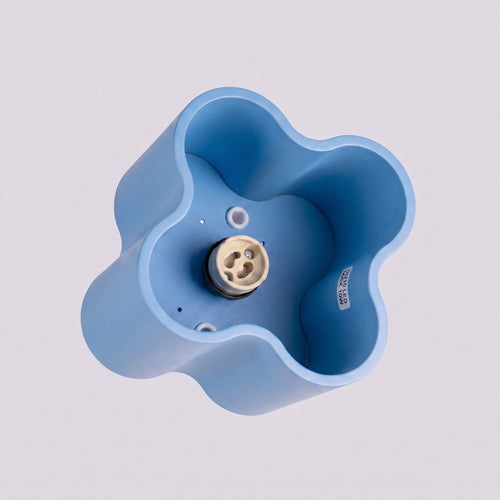 Sollux Lighting Plafondlamp OVIO 1 azuurblauw GU10 - 12x12x10cm