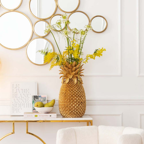 Kare Design Vaas goud ananas 50cm - vtwonen shop