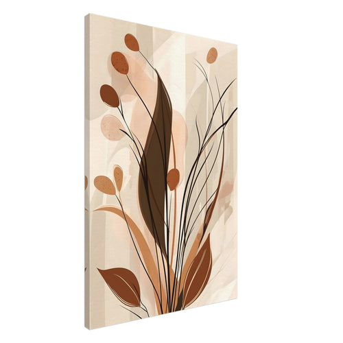 Artfulprints Canvas Boho – Autumn growth canvas - 60x90 cm - beige