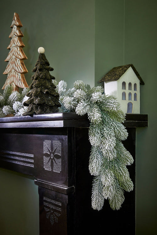 Black Box Trees Nagoya Guirlande - L180 x Ø20 cm - Groen - vtwonen shop