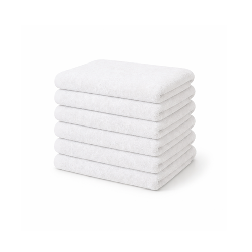 Ten Cate douchelakens 70x140 cm - wit - 6pack