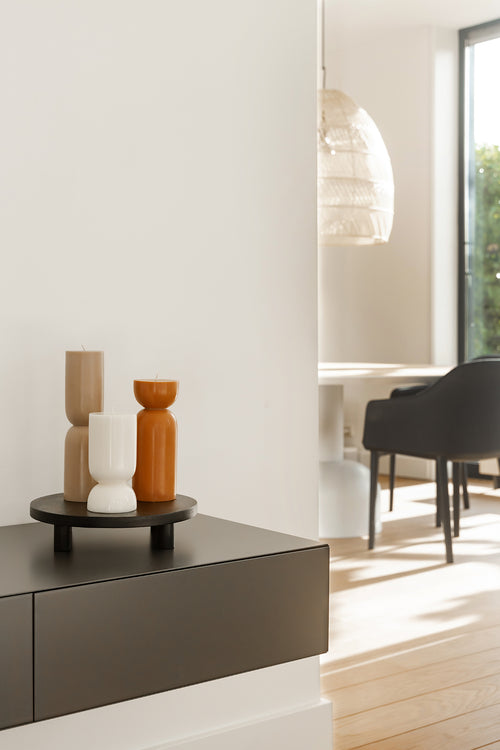 Originalhome kaars organische vorm - camel - M - vtwonen shop