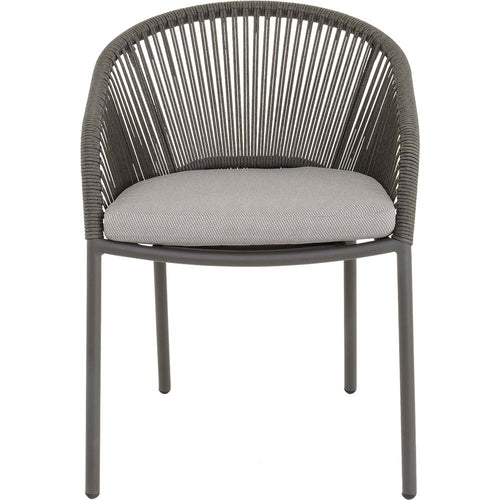 Lesli Living bistrostoel Hirado - grijs - 56,5x60x74cm