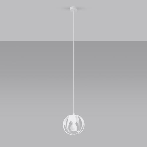 Sollux Lighting Hanglamp TULOS 1 wit - 16x16x125cm