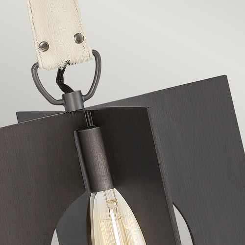 Ludlow Lisa McDennon by Hinkley 1 hanglamp geborsteld grafiet