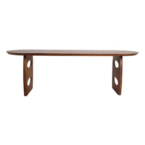 Raw Materials eettafel Bullnose Teardrop - 180 cm - Bruin