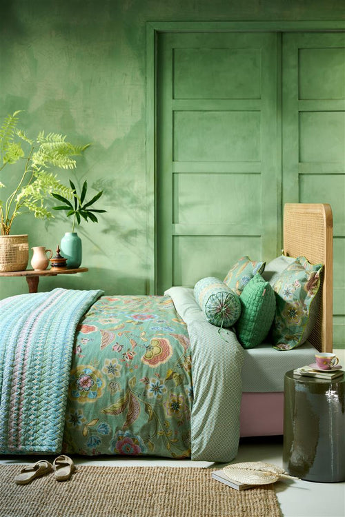 Pip Studio dekbedovertrek Matata - 240x200/220 cm - groen - vtwonen shop