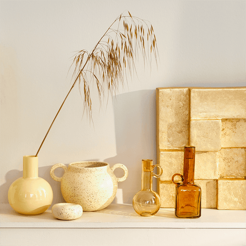 Urban Nature Culture kandelaar Elaine French Vanilla - 10x4.5cm - vtwonen shop