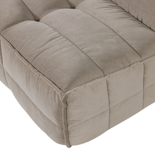 vtwonen 3-zits element Cluster - Velvet - Warm Taupe - 81x204x91