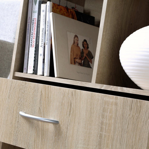 CALICOSY - Opbergplank met 4 compartimenten - 29,5x62x80 cm