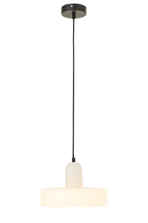 J-Line hanglamp Retro - glas - wit