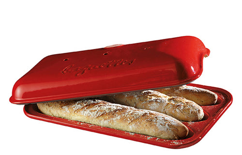 Emile Henry Baguettesvorm E-box - 390x240mmmm - Grand Cru - vtwonen shop