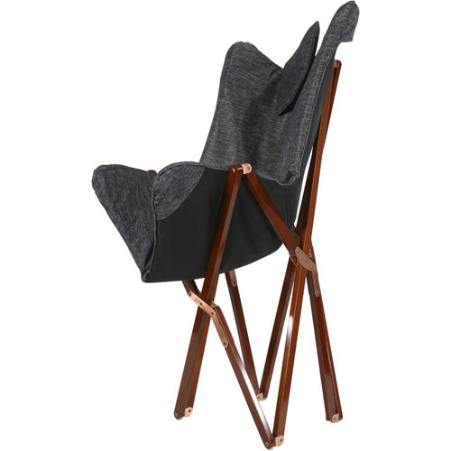 Lesli Living bistrostoel grijs - zwart - 73x85x95cm