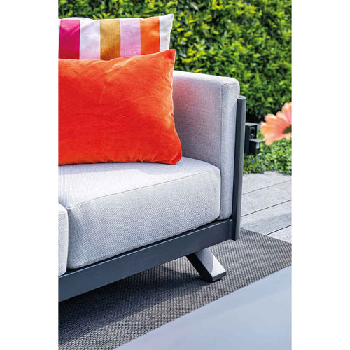 Garden Impressions loungeset Medellin donker grijs 5-delig