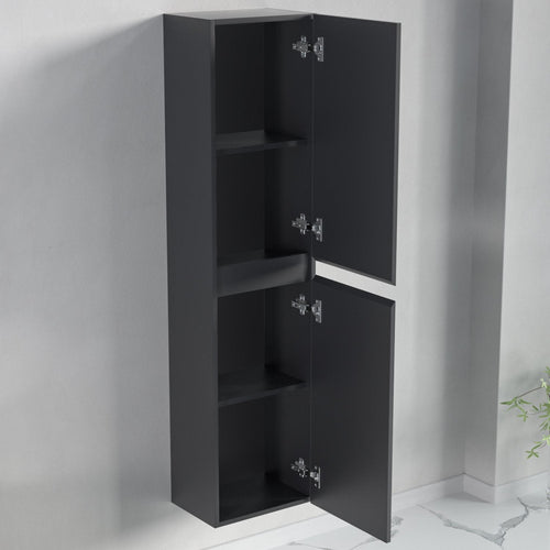 LOMAZOO kolomkast Marbella - zwevend - mat zwart