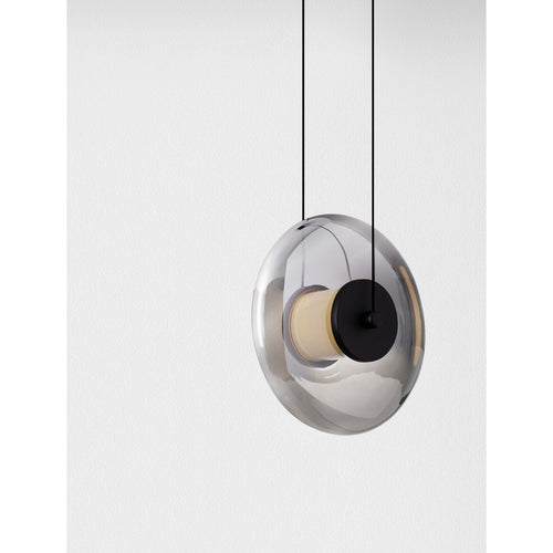 Nova Luce BALLET  Ballet Geïntegreerde LED Hanglamp Plafondlamp Zandzwart, Rookgrijs Triac Dimbaar LED 8W 221lm 3000K