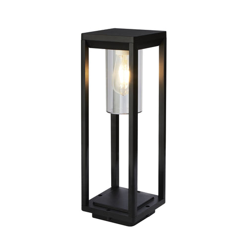 Searchlight buitenlamp Atlanta - 1 lichts - 15  x 45   cm - mat zwart