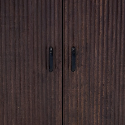 Giga Meubel Dressoir Amber - Travertin - Donkerbruin - 120cm - vtwonen shop