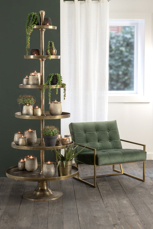 Light & Living etagere HOKKSUND - Ø80x200cm - brons