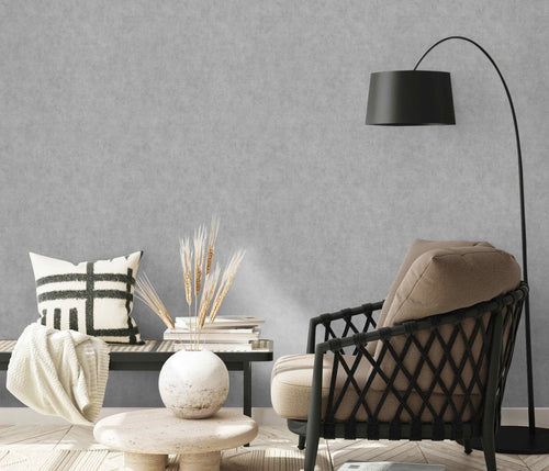 Erismann behang effen grijs - 53 cm x 10.05 m - 662401 - vtwonen shop