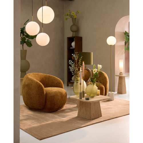Light & Living tafellamp Rylano - wit - Ø12cm