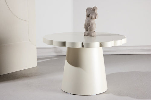 Rebellenclub Salontafel Aris - ¿70 cm - Beige
