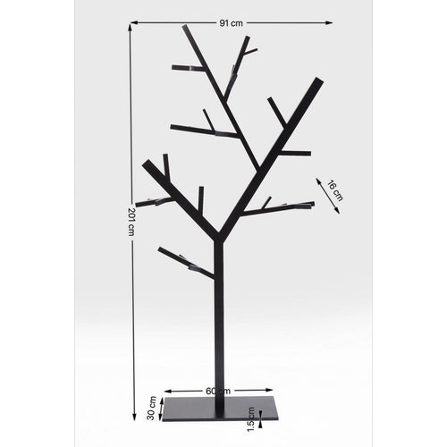 Kare Design Kapstok Technical Tree 201cm zwart - vtwonen shop