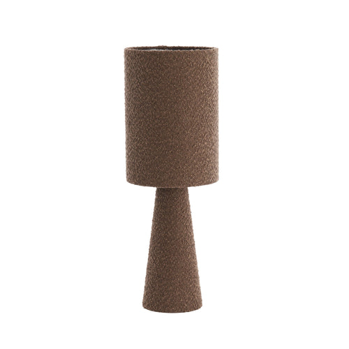 Light & Living tafellamp Micky - bruin - Ø20cm