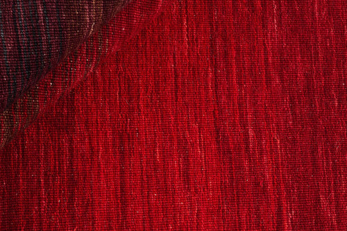 Vloerkleed MOMO Rugs Panorama Kelim Black Red 250x350 cm