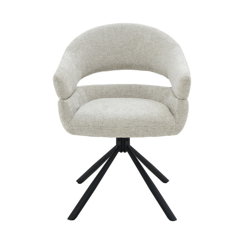 Livingfurn eetkamerstoel Linn - beige - set van 2 - 62x58x85 - vtwonen shop