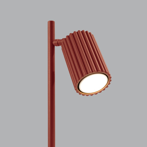 Sollux Lighting Tafellamp KARBON rood oker - 14,5x19,5x43cm