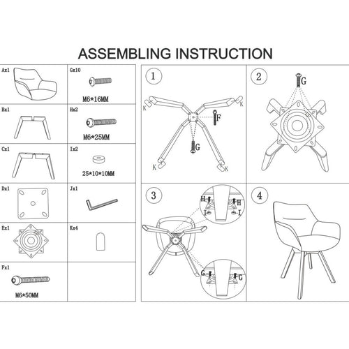 Giga Meubel Eetkamerstoel Loïs - Draaibaar - Stof/Eikenhout - Beige - Set van 2 - vtwonen shop