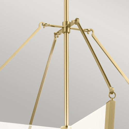 Elstead Kichler Calters Geïntegreerde LED Hanglamp Champagne Goud, 3000K
