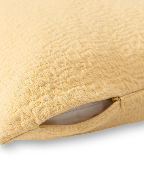 benuta kussenhoes Carmo - geel - 45x45 cm