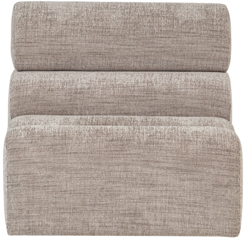 WOOOD 1-zits element bank Novi - Polyester - Naturel Melange - 86x82x113
