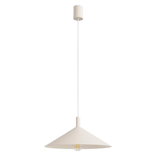 Sollux Lighting Hanglamp NOX 40 beige - 40x40x135cm