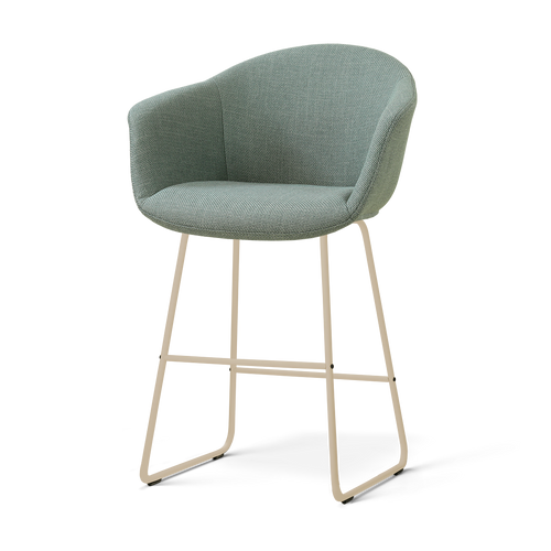 Nolon Nino-Otis barkruk saliegroen - beige onderstel - 65 cm