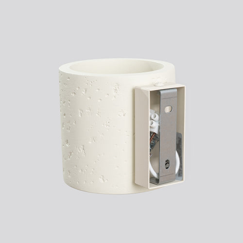 Sollux Lighting Wandlamp ORBIS beton beige - 10x12x10cm