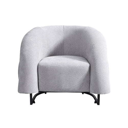 Home Deluxe fauteuil MACA fluweel stof beige - 95 x 73 x 88 cm - vtwonen shop