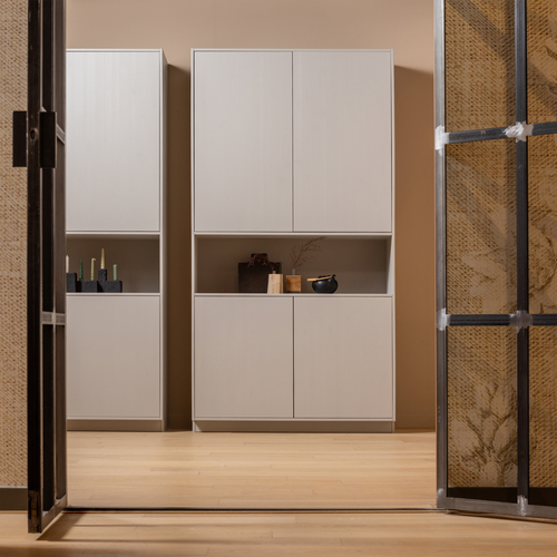 WOOOD opbergkast Finca - Grenenhout - Mist - 210x110x40 - vtwonen shop